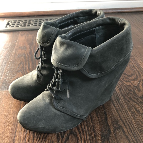 Elizabeth and James Manor Wedge Booties - Picture 5 of 5